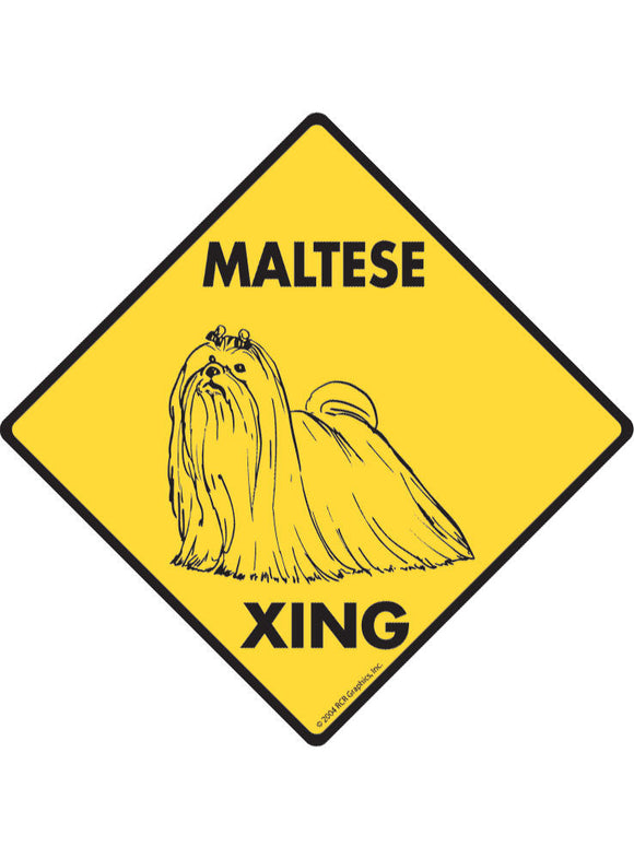 Maltese Xing Sign or Sticker