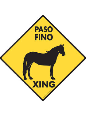 Paso Fino Xing Sign or Sticker