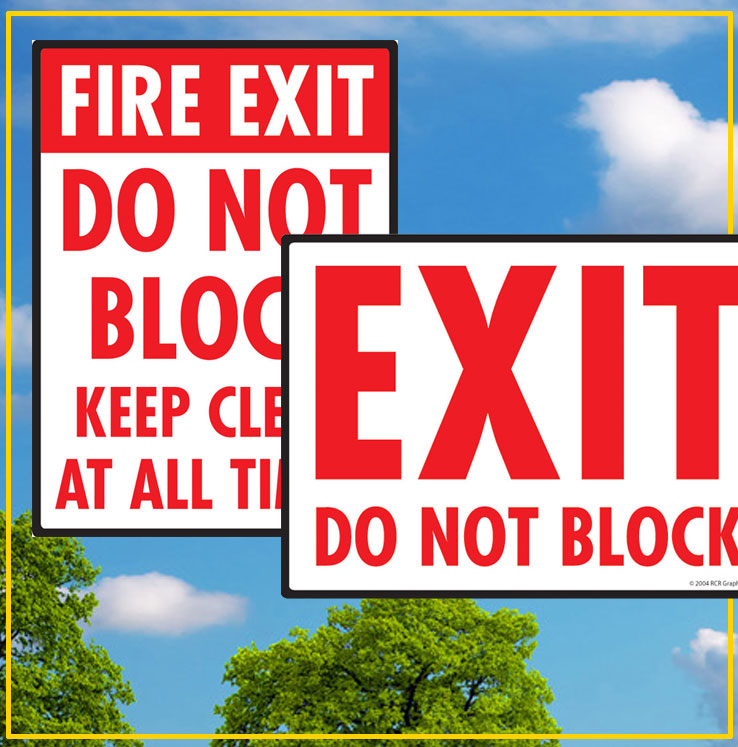 Do Not Block Door