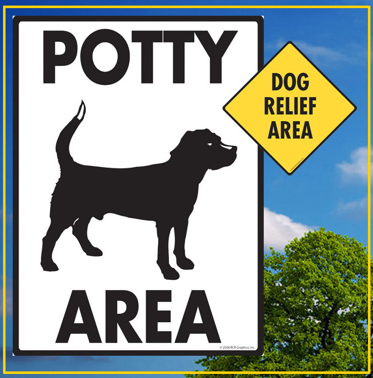 Dog Potty Area Signs