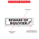 Beware Of Bouvier Des Flandres Sign or Sticker (12" x 3")-2