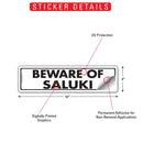 Beware Of Saluki Sign or Sticker (12" x 3")-2