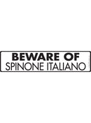 Beware Of Spinone Italiano Sign or Sticker (12" x 3")-1