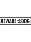 Beware Of Dog Sign or Sticker (12" x 3")-1