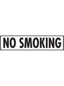 No Smoking Sign or Sticker (12" x 3")-1