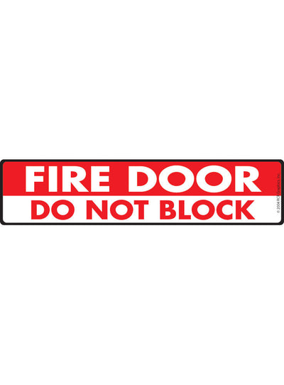 Safety Door Signs