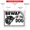 Beware Of The Dog - Doberman Sign (12" x 9")-2