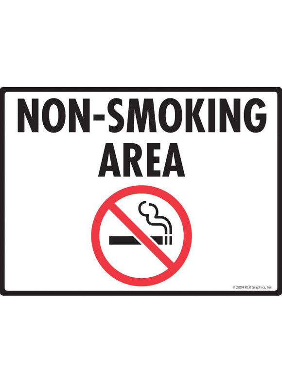 Non-Smoking Area Sign
