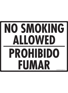 No Smoking Allowed (Spanish) Sign