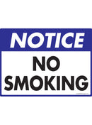 Notice: No Smoking Sign