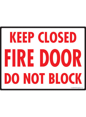 Keep Closed - Fire Door Sign