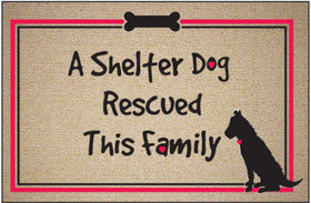 A Shelter Dog Rescued this Family Doormat