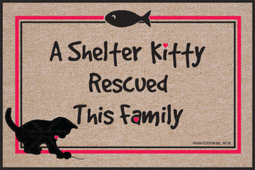 A Shelter Kitty Rescued This Family Doormat
