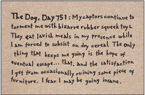 The Dog, Day 751 Doormat