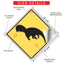 Warning! Anteater Signs or Sticker-3