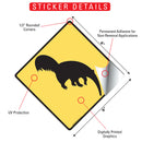 Warning! Anteater Signs or Sticker-2