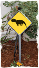 Warning Anteater Aluminum Sign or Vinyl Sticker - Weatherproof Warning-5