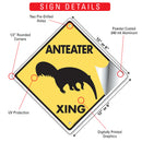 Anteater Xing (Crossing) Animal Signs or Sticker-3