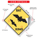 Bat Xing (Crossing) Animal Signs or Sticker-3
