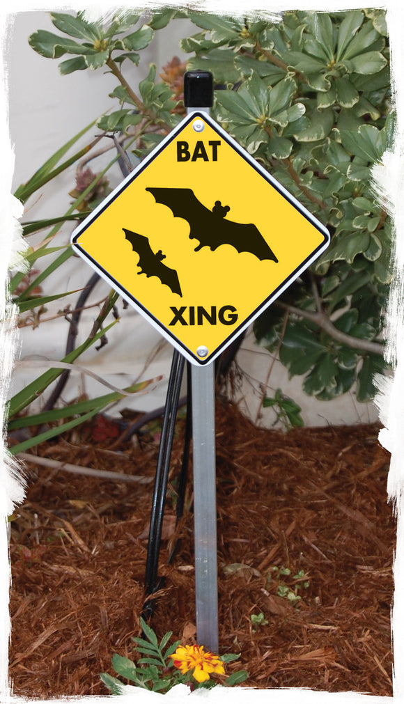 Bat Xing (Crossing) Animal Signs or Sticker