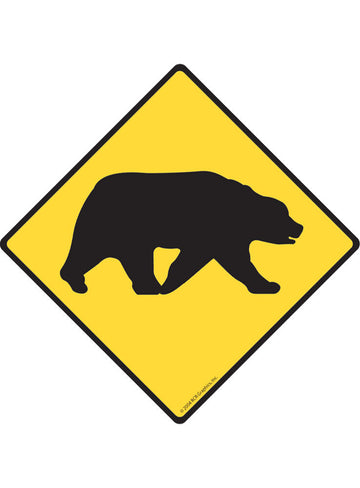 Bear Sign or Sticker