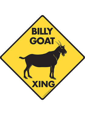 Billy Goat Xing Sign or Sticker