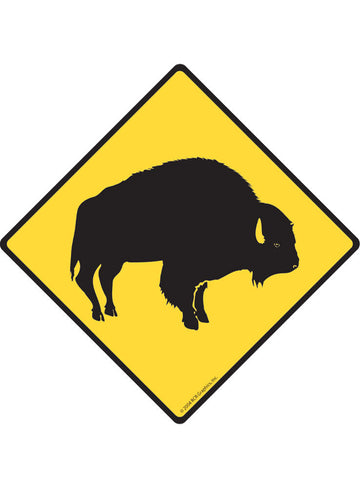 Bison Sign or Sticker
