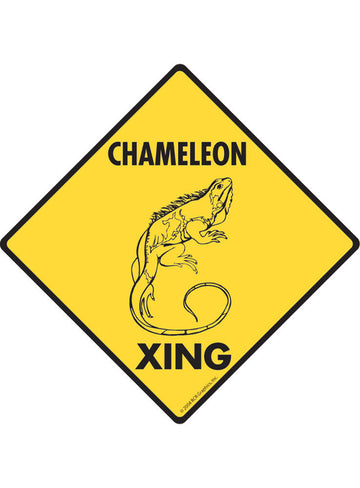 Chameleon Xing Sign or Sticker