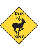 Deer Xing Sign or Sticker