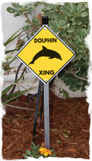 Dolphin Crossing Animal Aluminum Sign or Vinyl Sticker - Weatherproof Novelty-5