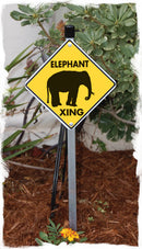 Elephant Crossing Animal Aluminum Sign or Vinyl Sticker - Weatherproof Novelty-5