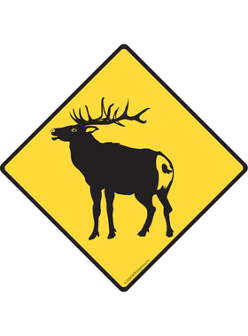Elk Sign or Sticker