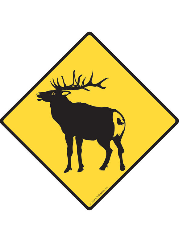 Elk Sign or Sticker
