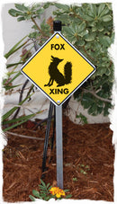 Fox Crossing Animal Aluminum Sign or Vinyl Sticker - Weatherproof Novelty-5