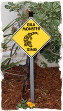 Gila Monster Crossing Aluminum Sign or Vinyl Sticker - Weatherproof Novelty-5