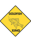 Goldfish Xing Sign or Sticker