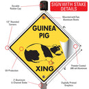 Guinea Pig Xing (Crossing) Animal Signs or Sticker-4