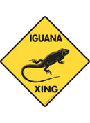 Iguana Xing Sign or Sticker