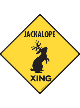 Jackalope Xing Sign or Sticker