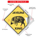 Javelina Xing (Crossing) Animal Signs or Sticker-3