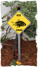 Koi Crossing Animal Aluminum Sign or Vinyl Sticker - Weatherproof Novelty-5