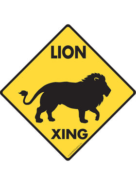 Lion Xing Sign or Sticker