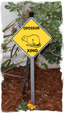 Opossum Crossing Animal Aluminum Sign or Vinyl Sticker - Weatherproof Novelty-5