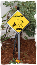 Raccoon Crossing Animal Aluminum Sign or Vinyl Sticker - Weatherproof Novelty-5