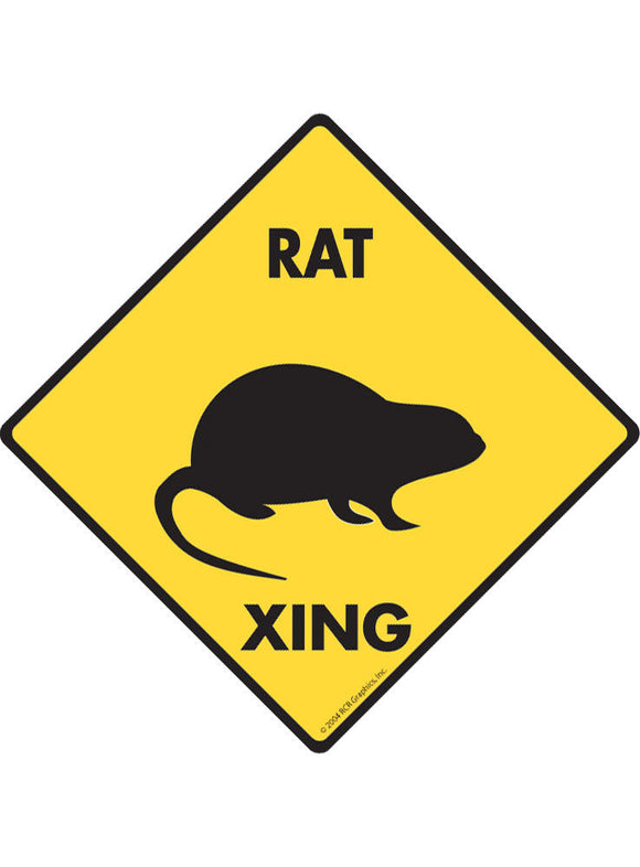 Rat Xing Sign or Sticker