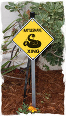 Rattlesnake Crossing Aluminum Sign or Vinyl Sticker - Weatherproof Novelty-5