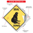 Seal Xing (Crossing) Animal Signs or Sticker-3