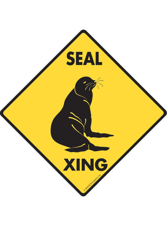 Seal Xing Sign or Sticker