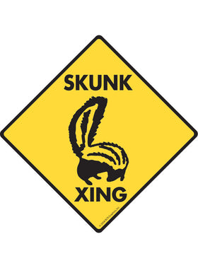 Skunk Xing Sign or Sticker