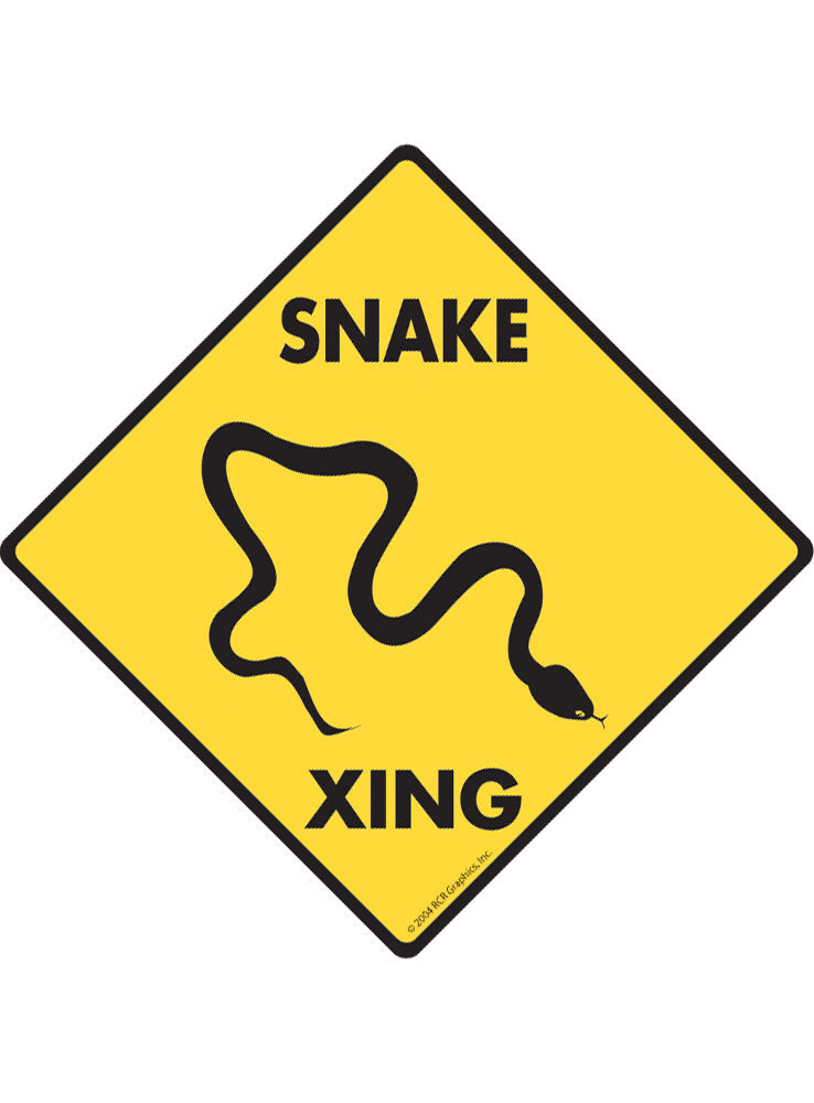 Snake Xing Sign or Sticker